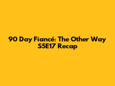 90 Day Fiancé: The Other Way S5E17 Recap