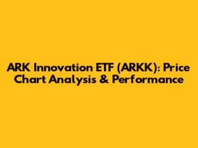 ARK Innovation ETF (ARKK): Price Chart Analysis & Performance