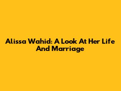Alissa Wahid: A Look At Her Life And Marriage