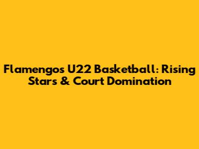 Flamengo's U22 Basketball: Rising Stars & Court Domination