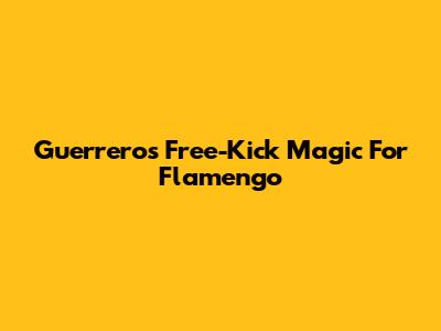 Guerrero's Free-Kick Magic For Flamengo
