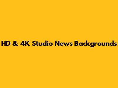 HD & 4K Studio News Backgrounds