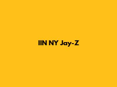 IIN NY Jay-Z