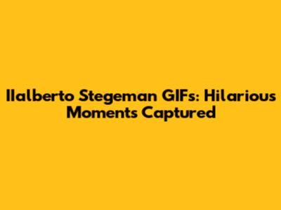IIalberto Stegeman GIFs: Hilarious Moments Captured
