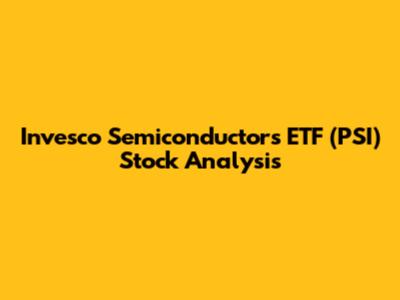Invesco Semiconductors ETF (PSI) Stock Analysis