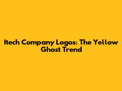 Itech Company Logos: The Yellow Ghost Trend