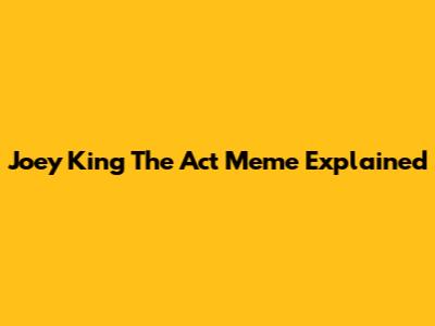 Joey King The Act Meme Explained