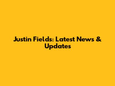 Justin Fields: Latest News & Updates