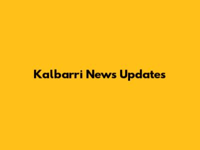 Kalbarri News Updates