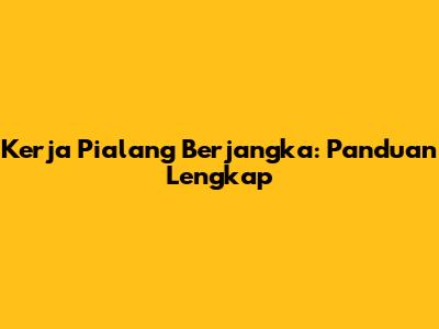 Kerja Pialang Berjangka: Panduan Lengkap