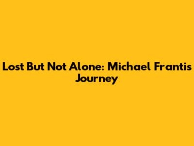 Lost But Not Alone: Michael Franti's Journey