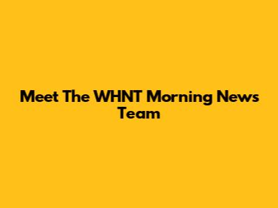 Meet The WHNT Morning News Team