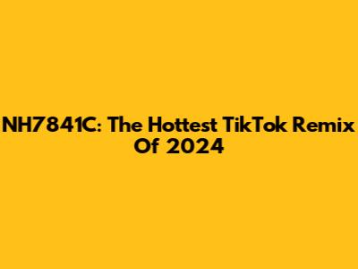 NH7841C: The Hottest TikTok Remix Of 2024