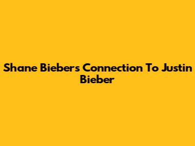 Shane Bieber's Connection To Justin Bieber