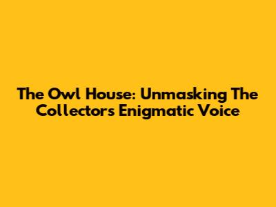 The Owl House: Unmasking The Collector's Enigmatic Voice